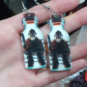 Jason earrings will custom to sterling silver or s925 gold hooks